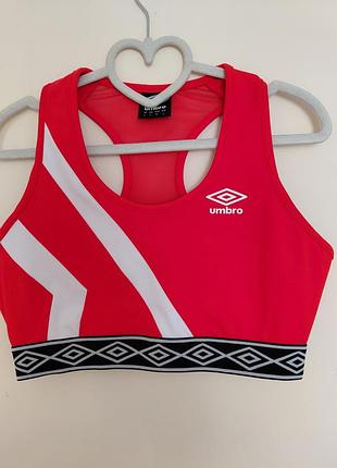 Яркий спортивный топ бра umbro