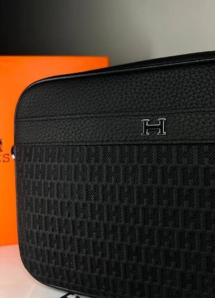 Мужская сумка через плечо hermès 2