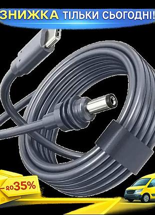 Ku кабель живлення starlink universal fit mini usb type-c 5м для заряджання від повербанку автомобільн uni2l_k