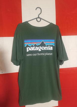 Оригинальная мужская футболка patagonia,патагония s-m размер.