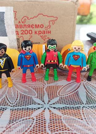 Кіндер бетмен, супермен, playmobil