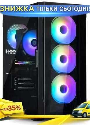 Ku корпус zalman i3 universal fit neo tg black mid tower для пк ігровий з argb підсвіткою загартоване uni2l_k