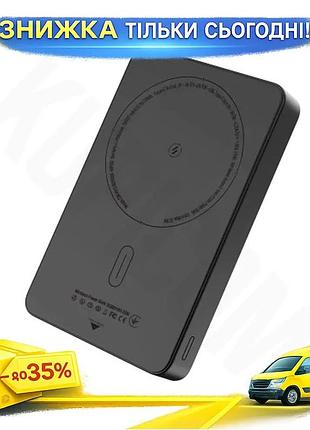 Ku универсальная мобильная батарея universal fit colorway 10000 мач беспроводная зарядка magsafe 15 вт uni2l_k