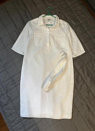 Гарна 100% льон сукня alba moda 5
