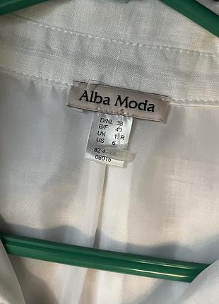 Гарна 100% льон сукня alba moda 4