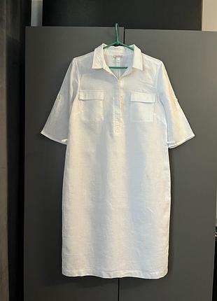 Гарна 100% льон сукня alba moda 6