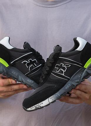 Кросівки premiata black green 6