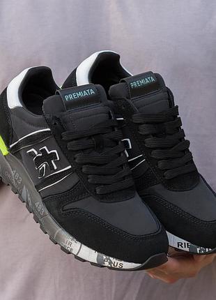 Кросівки premiata black green 9
