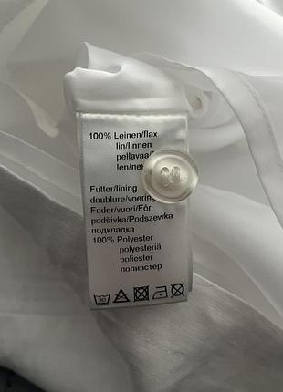 Гарна 100% льон сукня alba moda 7