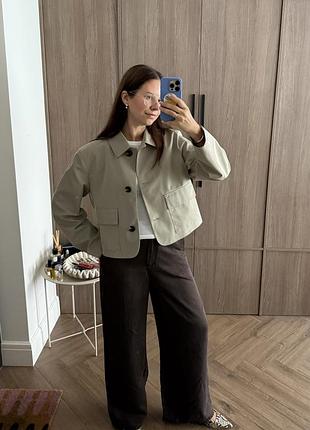 Нова вкорочена куртка massimo dutti 2