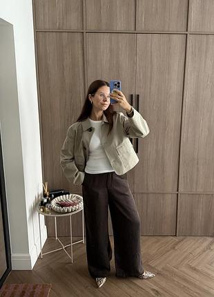 Нова вкорочена куртка massimo dutti 9