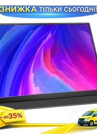 Ku монітор 10.5" mucai universal fit ips 1920x1280 для роботи і навчання портативний дисплей з type-c uni2l_k