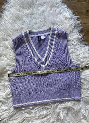 Жилет  бузковий h&m 3