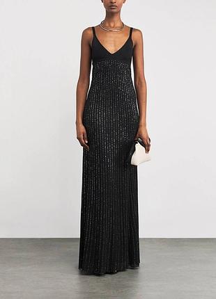 Сукня missoni довга по фігурі чорна з люрексом