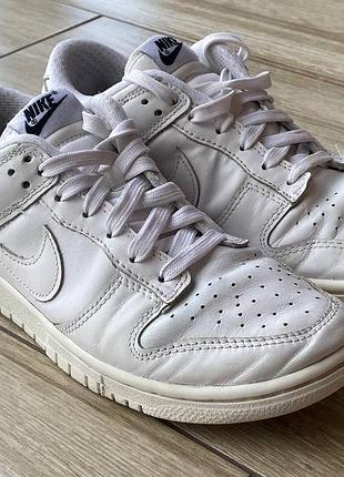 Кросівки nike dunk low triple white 7