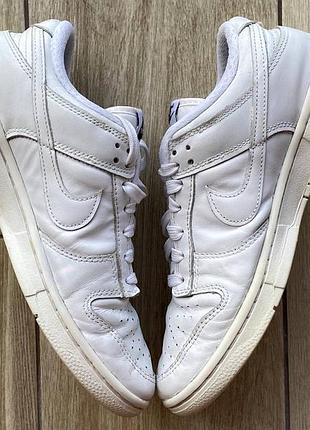 Кросівки nike dunk low triple white 3