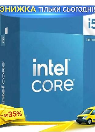 Ku процесор intel core universal fit i5 14 покоління raptor lake 10 ядер 16 потоків для пк продуктивни uni2l_k