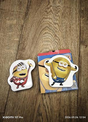 Mcdonald's minion-dispicable me 4 жестяні коробочки з макдональдс