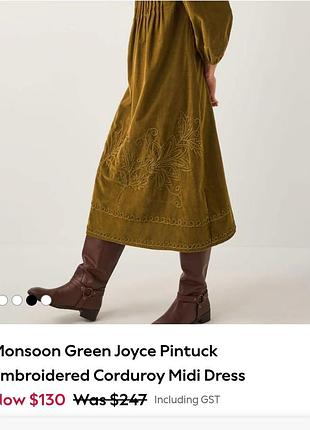 Вельветова сукня monsoon 9