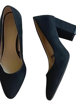 H&m, жіночі туфлі лодочки під замш,р.37