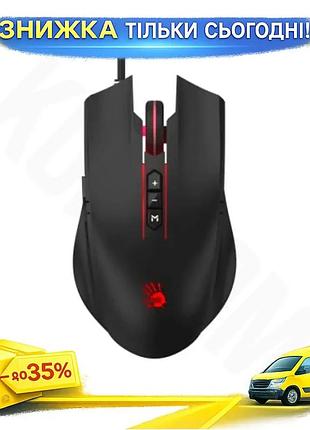 Ku миша bloody оптична universal fit usb 6000 cpi rgb підсвічування для комп'ютерних ігор геймерська з uni2l_k