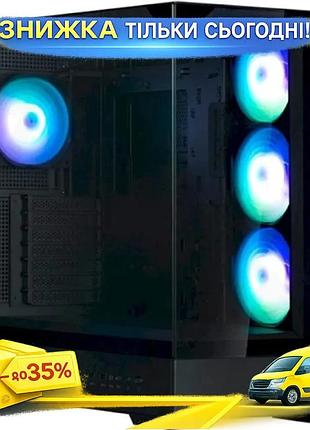 Ku корпус zalman p40 universal fit prism plus black midi tower для atx micro atx mini itx з загартован uni2l_k