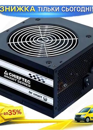Ku блок питания 500 universal fit вт chieftec smart черный для пк с активной pfc и защитой от перегруз uni2l_k