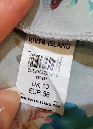 Блузка атласная river island 6