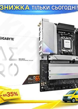 Ku материнская плата am5 universal fit gigabyte b650 aero g 4xddr5 wi-fi 6e для компьютера с поддержко uni2l_k