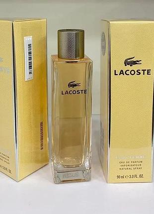 Парфуми lacoste pour femme ,духи лакоста пур фем ,лакоста жовта,парфюм лакоста желтая