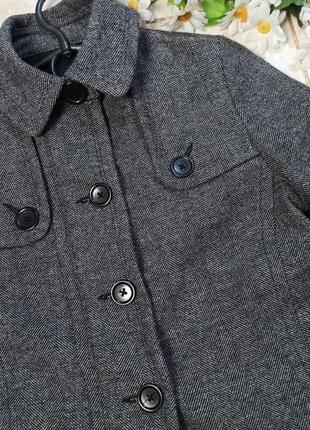Красивый брендовый серый пиджак жакет gap шерсть турция3 фото