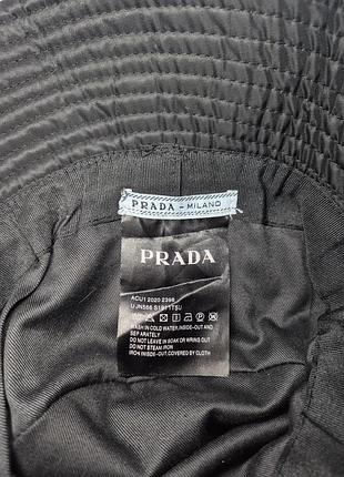 Панама черная prada, не оригинал 4