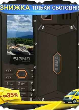 Ku мобільний телефон sigma universal fit mobile x-treme 2 mini-sim 2.4" кнопковий телефон для активног uni2l_k