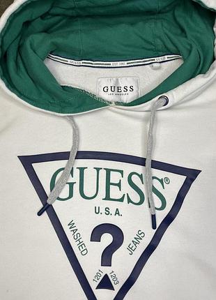 Guess белое худи 5