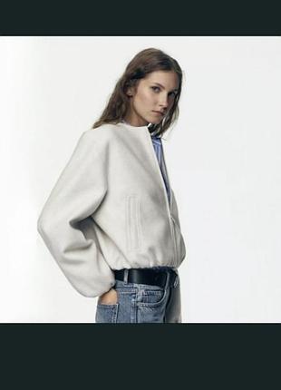 Куртка бомбер zara р-р l 2