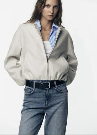 Куртка бомбер zara р-р l 3