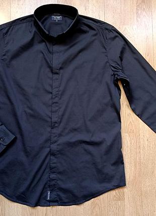 Рубашка armani jeans (хлопок+эластан), xl