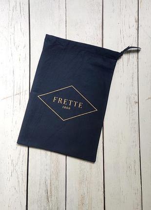 Пильовик frette 1860, пильовик frette 36*25 см, мішок на зав'язці frette, чохол синій frette, мішок темний frette