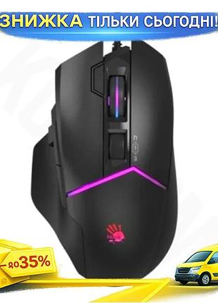 Ku миша bloody w95 universal fit ultra usb оптична rgb з 8 програмованими кнопками для ігор 20000 cpi uni2l_k