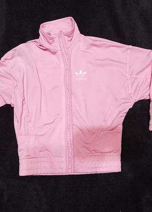 Спортивна кофта олімпійка adidas originals оригінал на дівчинку 7-8 років (зріст 128)