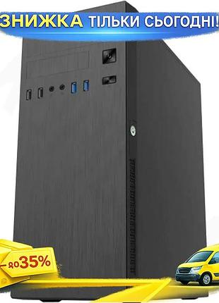Ku корпус gamemax et-212 universal fit black 400 вт midi tower для пк з usb 3.0 і usb 2.0 комп'ютерний uni2l_k