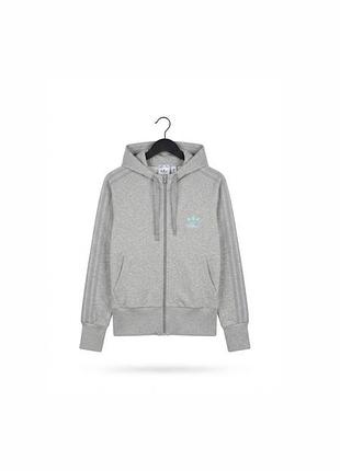 Ідеальний сірий худі adidas originals (s-m) з великим принтом на спині 💎