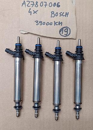 Форсунка паливна mercedes bosch a27807006 бензинова встановлювала 39 000 к.с б/у оригінал