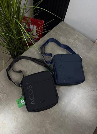 Сумка через плече lacoste/сумка лакост/сумка чоловіча