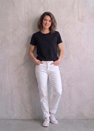 Качественные белые джинсы slim fit