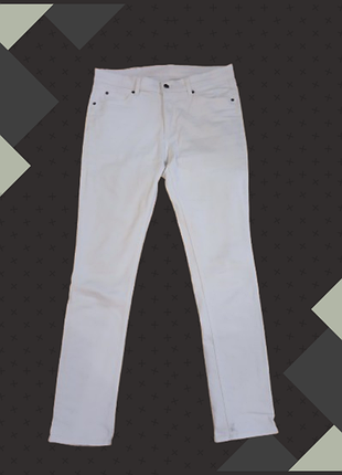 Качественные белые джинсы slim fit 2