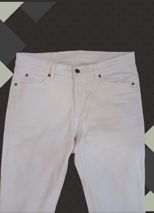 Качественные белые джинсы slim fit 3