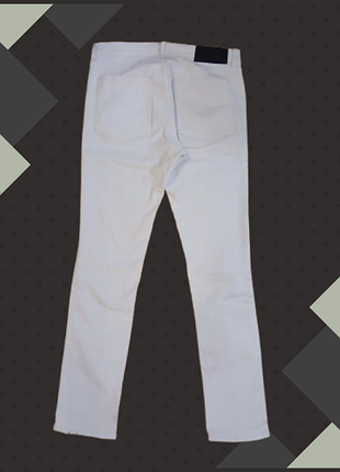 Качественные белые джинсы slim fit 4