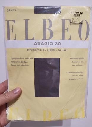 Вінтажні якісні колготки elbeo adagio 30 den (гермінія), розмір ii (40-42)