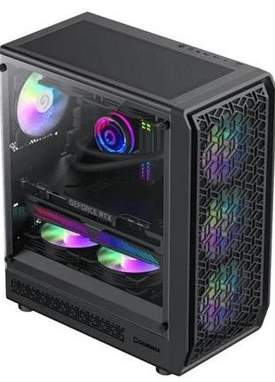 Ku корпус gamemax forge universal fit mb black midi tower для компьютера micro atx mini itx argb с бок uni2l_k 5